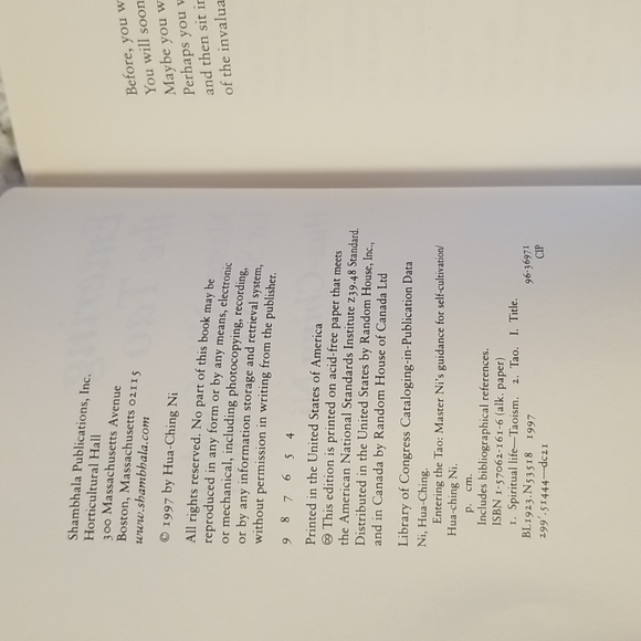 Entering the Tao: Master Ni's Guidance for Self-Cultivationby Hua-Ching Ni - Picture 4 of 9